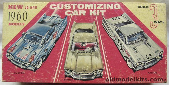 Jo-Han 1/25 1960 Chrysler New Yorker 3 Way Kit - Stock / Custom / Racing, 2660-140 plastic model kit